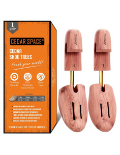 Estirador de Zapatos de Madera Cedar Space 6.5-14 Ajustable