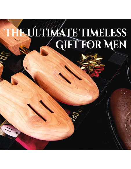 Estirador de Zapatos de Madera Cedar Space 6.5-14 Ajustable