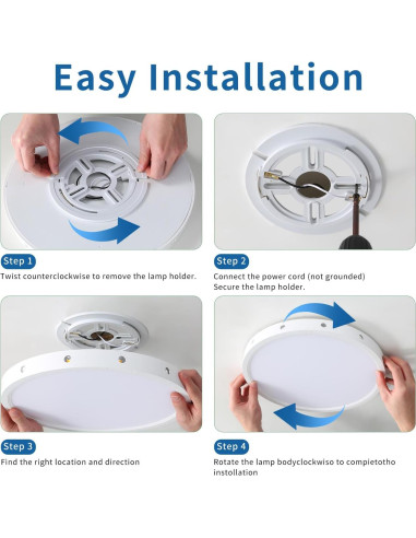 Luz de Techo LED Empotrada 30cm Borui CPX008A 24W 3000K-5000K