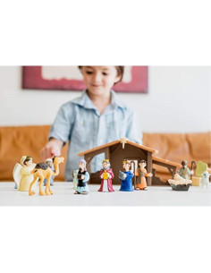 Juego de Natividad BibleToys - 18 Piezas con Mini-Cuento 2