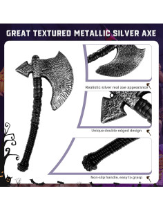Hacha Vikinga de Juguete 47 cm - Prop de Cosplay Halloween 2