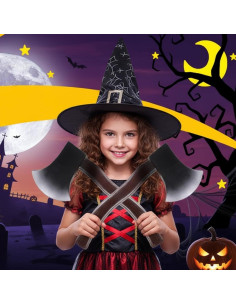 Hacha Falsa de Halloween Hosfairy - Espuma Realista 29x12cm 2