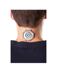 Accesorio Prostético de Cuello Plateado Cosplay para Adultos