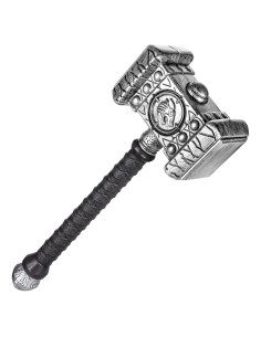 Martillo Vikingo de Plástico 53 cm para Cosplay y Halloween