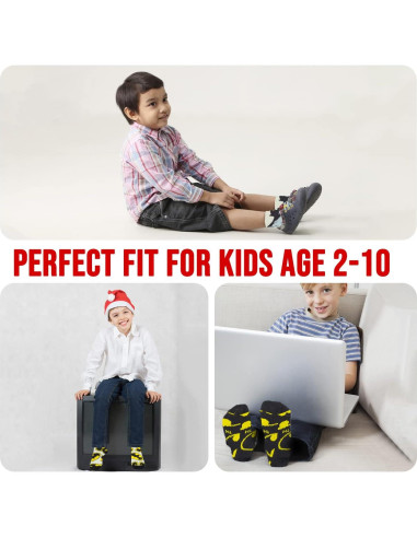 Calcetines DC Comics para Niños - Paquete de 10 con Superhéroes