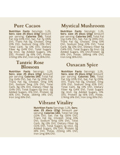 Cacao Ceremonial Orgánico Ora - Kit 12x28.3g con Adaptógenos 2