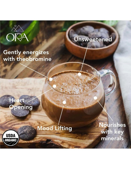 Cacao Ceremonial Orgánico Ora - Kit 12x28.3g con Adaptógenos