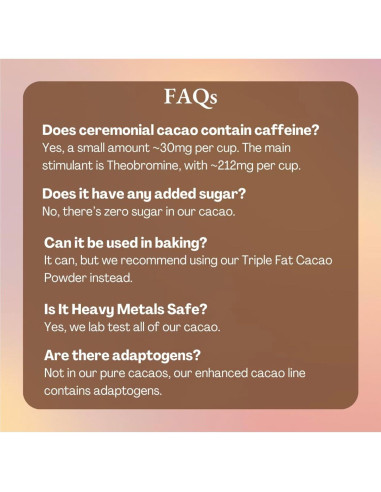 Cacao Ceremonial Orgánico Ora - Kit 12x28.3g con Adaptógenos