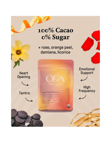 Cacao Ceremonial Orgánico Ora - Kit 12x28.3g con Adaptógenos