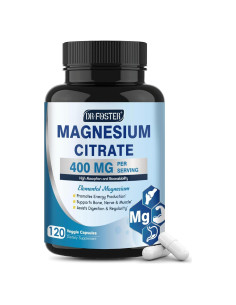 Cápsulas de Citrato de Magnesio DRFOSTER 400 mg - 120 Veganas