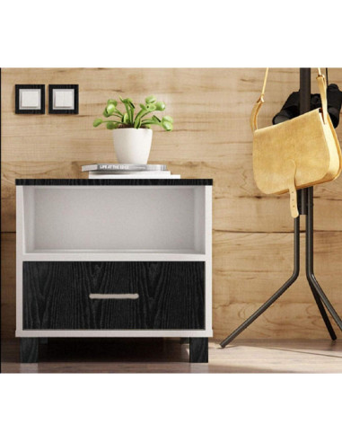 Papel Contact Autoadhesivo Madera Negra PracticalWs 45x200 cm