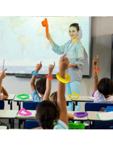 Tuberías Pop Sensory Vanblue Grande 8 Pcs Juguetes Antiestrés