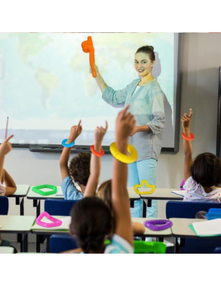 Tuberías Pop Sensory Vanblue Grande 8 Pcs Juguetes Antiestrés