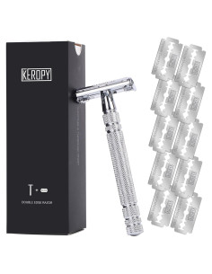 Razor de Seguridad Mariposa Keropy Acero Inoxidable 10 Cuchillas
