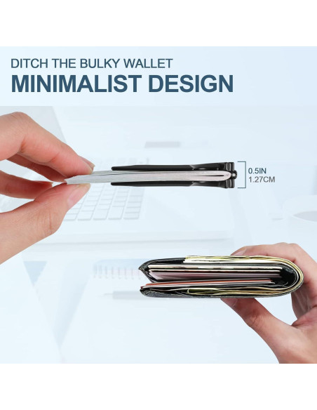 Clip de Dinero Minimalista Phinus Batman Acero Inoxidable