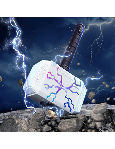 Martillo de Thor Juguete Disparador de Dardos con Luz LED