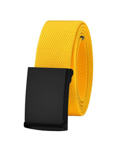 Cinturón de Lona Falari Ajustable para Golf con Hebilla Flip Top