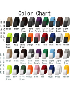 Cinturón de Lona Falari Ajustable para Golf con Hebilla Flip Top 2