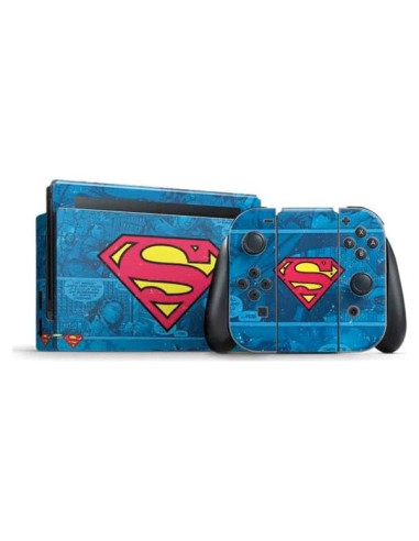Piel de Juego Skinit Superman para Nintendo Switch Bundle