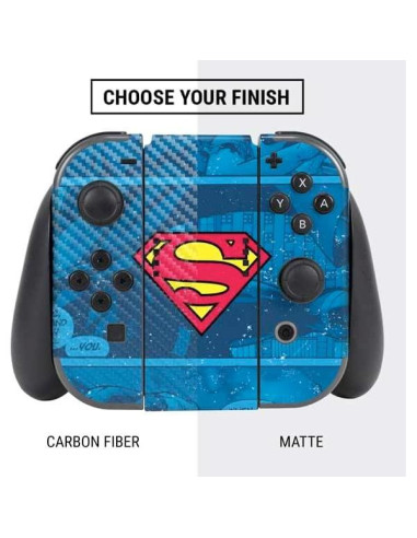 Piel de Juego Skinit Superman para Nintendo Switch Bundle