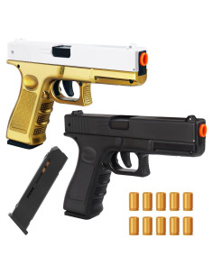 Paquete de 2 Pistolas de Juguete Antiestrés TFHUGFHG 1911