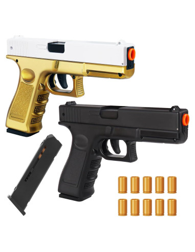 Paquete de 2 Pistolas de Juguete Antiestrés TFHUGFHG 1911