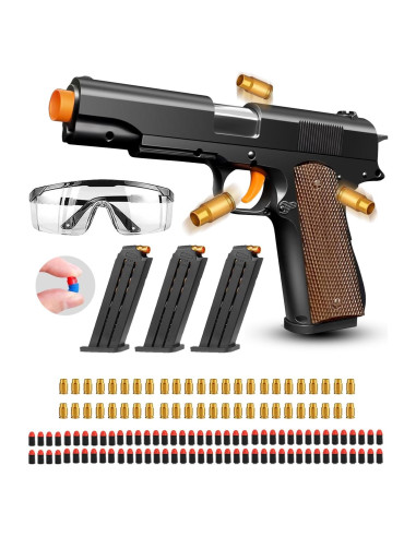 Pistola de Juguete LBDREXZ con Balas Blandas y Conchas