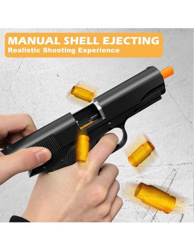 Pistola de Juguete LBDREXZ con Balas Blandas y Conchas