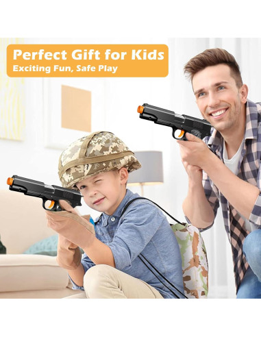 Pistola de Juguete LBDREXZ con Balas Blandas y Conchas