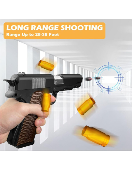 Pistola de Juguete LBDREXZ con Balas Blandas y Conchas