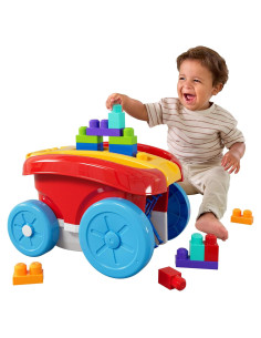 Carro de Recogida de Bloques Mega Bloks JLG81 con 20 Piezas