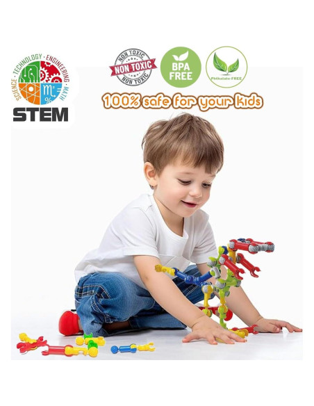 Juego de Bloques de Construcción KUTOI - 167 Piezas Educativas