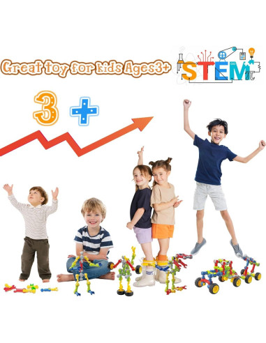 Juego de Bloques de Construcción KUTOI - 167 Piezas Educativas