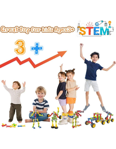 Juego de Bloques de Construcción KUTOI - 167 Piezas Educativas