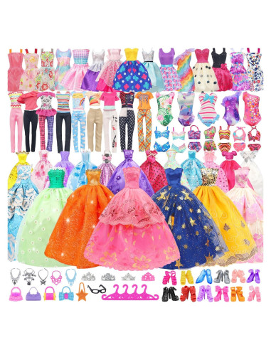 Conjunto de Ropa de Muñeca ZITA ELEMENT 101 Piezas