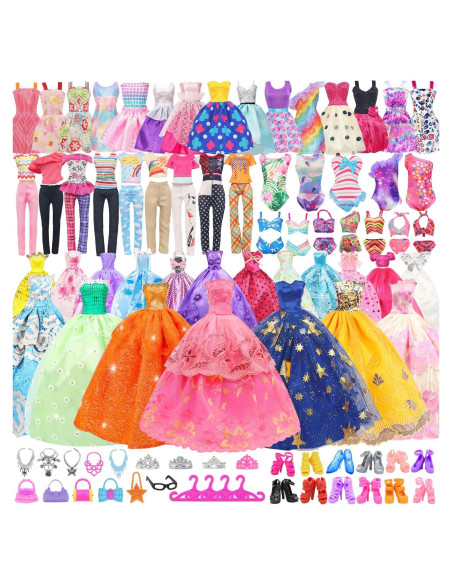 Conjunto de Ropa de Muñeca ZITA ELEMENT 101 Piezas