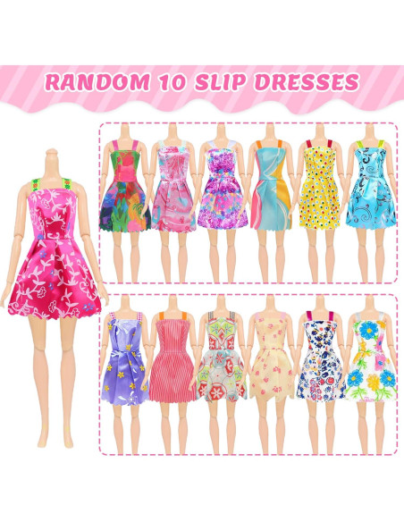 100 Piezas Ropa y Accesorios para Muñecas 29 cm - Unicorn Element