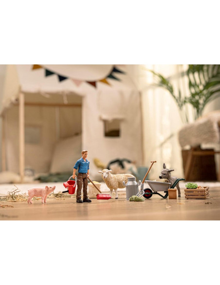 Juego de Alimentación de Animales Schleich - Mundo de Granja