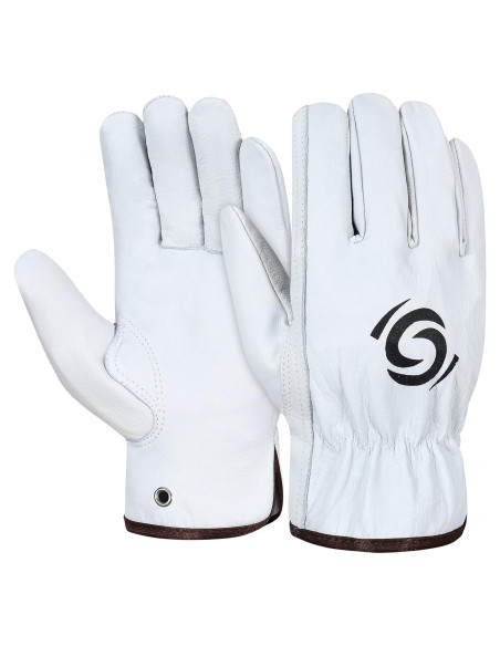 Guantes de Trabajo de Cuero SIXPO 12 Pares Unisex X-Grande