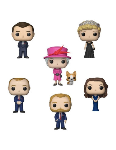 Set de 6 Figuras Funko Pop! Familia Real Británica 9.5 cm