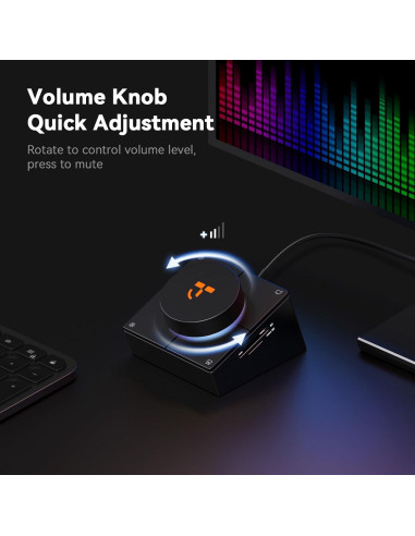 Dock USB-C 10 en 1 TobenONE con HDMI 4K, 100W PD, 5 Botones