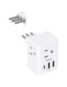 Adaptador de corriente MIFASOPOWER Tipo L para Italia y Chile