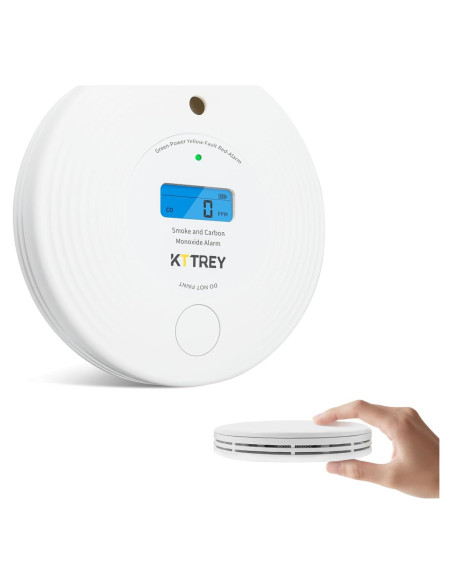 Detector de Humo y Monóxido Kttrey VCS52 10 Años Batería