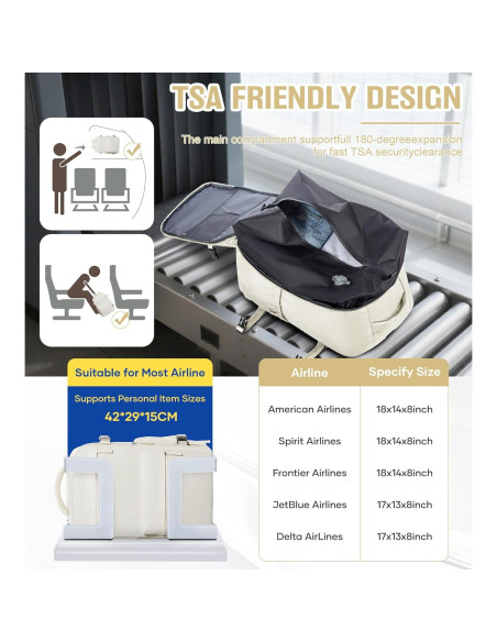 Mochila de Viaje Impermeable Beige con Bomba de Vacío 20L