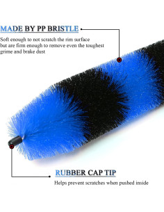 Cepillo para Ruedas TAKAVU Master - Limpieza Eficiente Azul 2