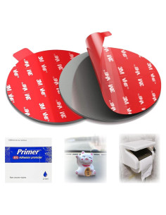 4 Almohadillas Adhesivas 3M para Cámara de Salpicadero 5.58cm