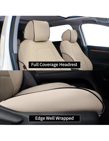 Cubiertas de Asiento EKR para Honda CRV 2012-2014 Beige