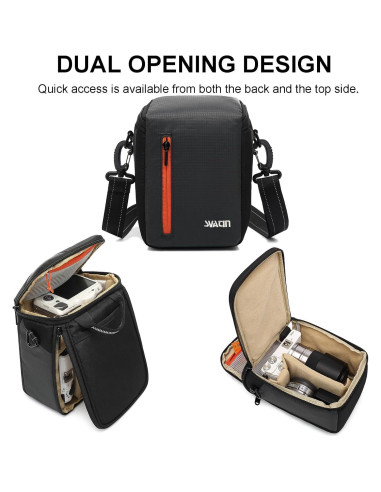 Bolsa de Cámara SVATIN Compacta Anti-Shock para DSLR y Sin Espejo