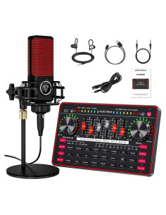 Mezclador de Audio G3-Q8 Neculogy para Streaming y Podcast