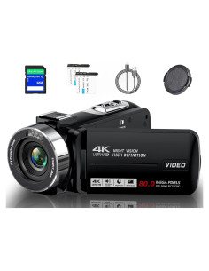 Cámara de Video 4K Ultra HD THPACIP V92 80MP 18X Zoom